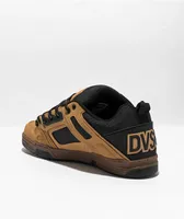 DVS Comanche Chamois, Black & Gum Skate Shoes