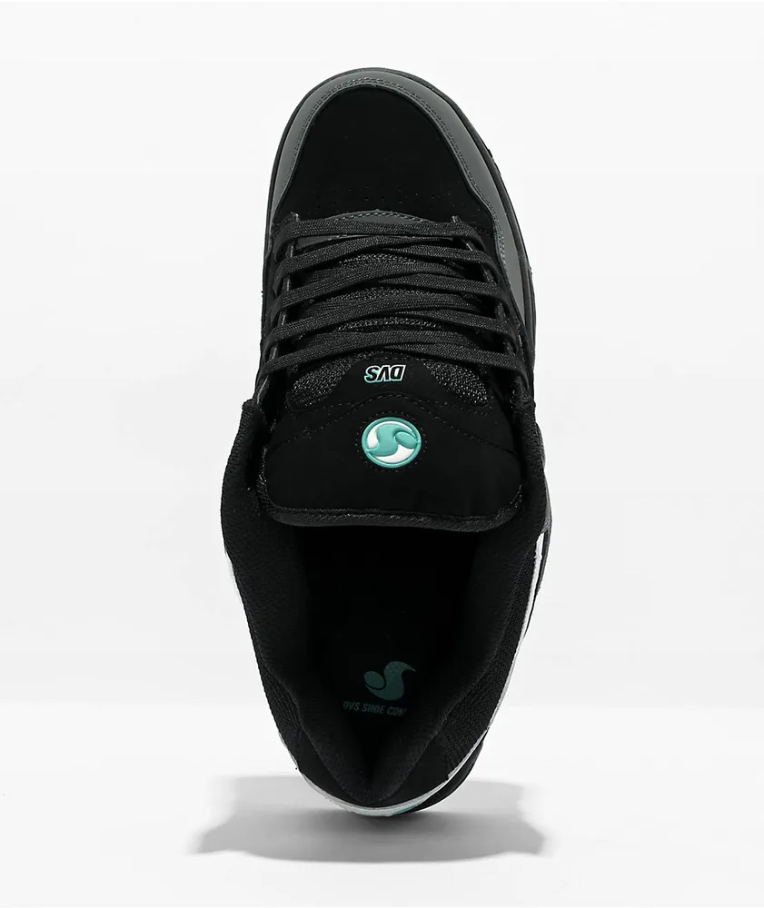 DVS Enduro Heir Black, Charcoal & Turquoise Skate Shoes