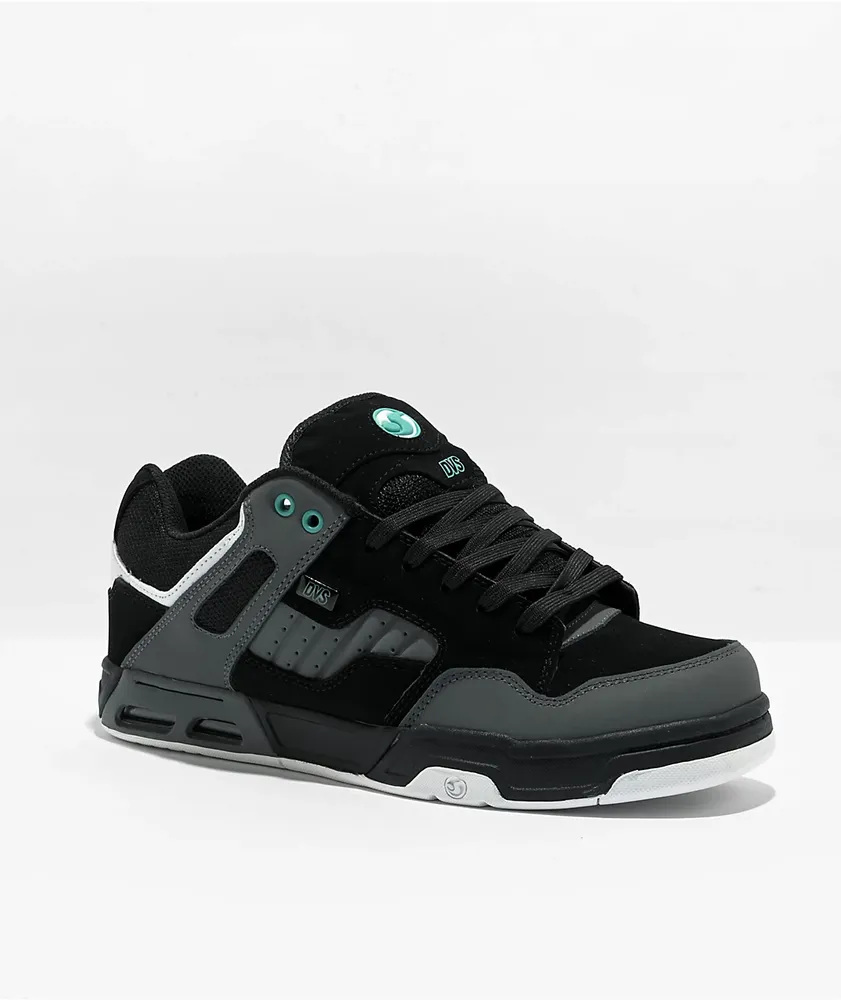 DVS Enduro Heir Black, Charcoal & Turquoise Skate Shoes