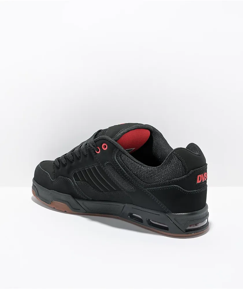 DVS Enduro Heir Black, Red, & Gum Skate Shoes