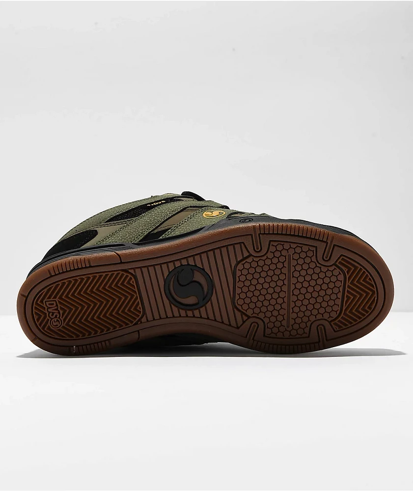 DVS Primo Black & Olive Skate Shoes