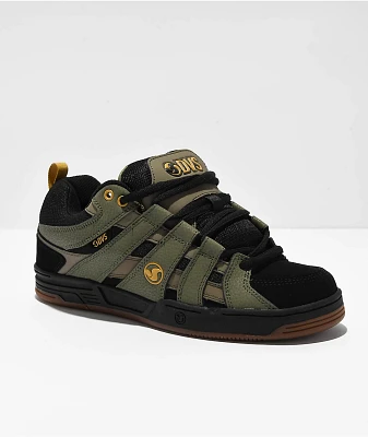 DVS Primo Black & Olive Skate Shoes