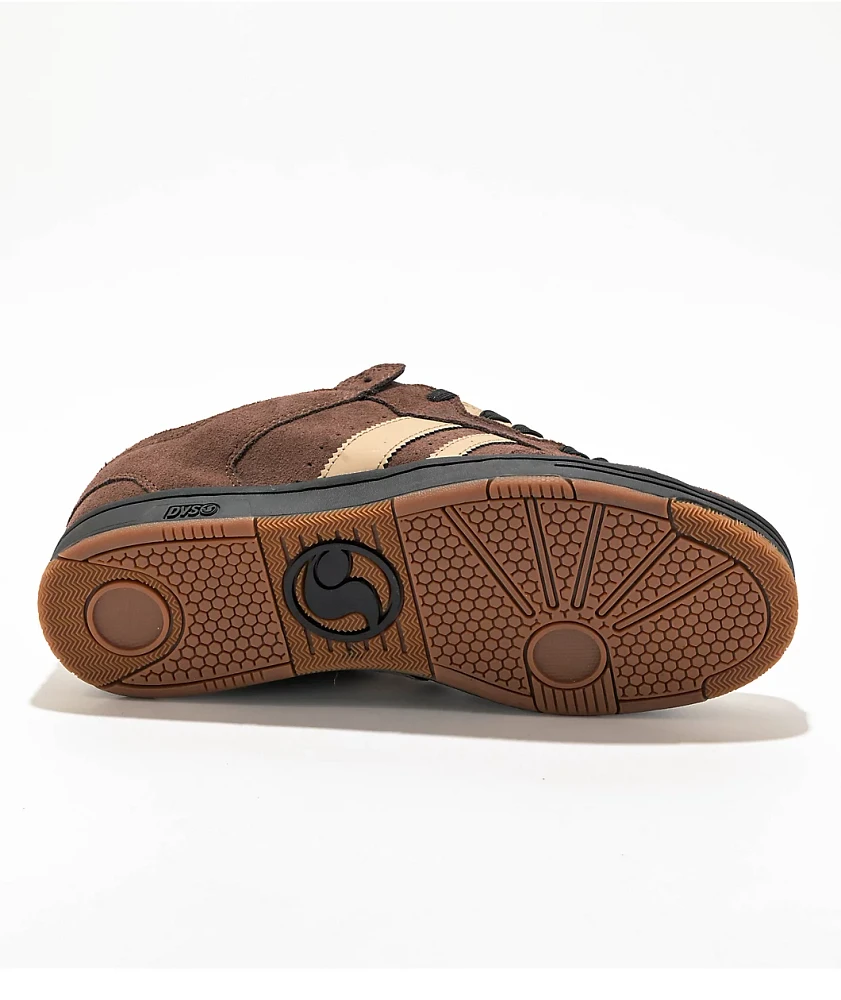 DVS Tactic Brown & Taupe Skate Shoes