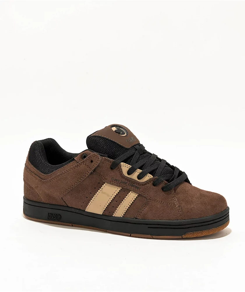 DVS Tactic Brown & Taupe Skate Shoes