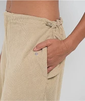 Daisy Street Natural Wide Leg Corduroy Pants