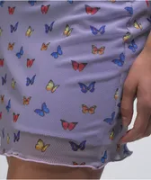 Daisy Street Sofia Butterfly Lavender Skirt