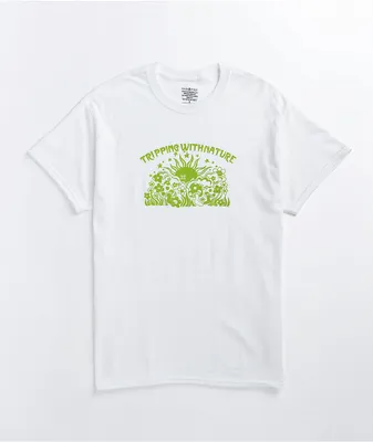 Daisy Street Tripping With Nature White T-Shirt