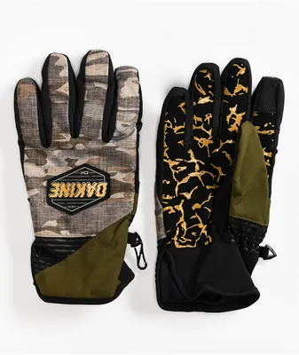 Dakine Crossfire Sand Camo Snowboard Gloves