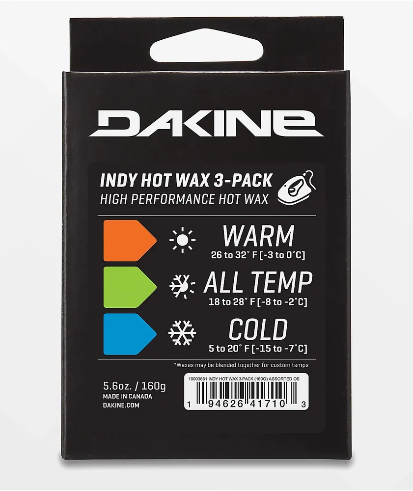 Dakine Indy Hot Wax 3-Pack Snowboard Wax