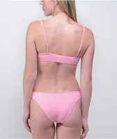 Damsel Bon Super Rib Pink Cheeky Bikini Bottom