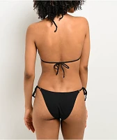 Damsel Bonnie Pique Black Triangle Bikini Top