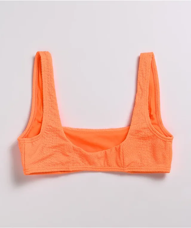 Damsel Mila Orange Camo Bralette Bikini Top