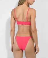 Damsel Diva Mini Ruffle Pink Cheeky Bikini Bottom