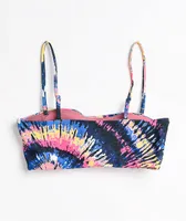 Damsel Jas Multi Tie Dye Bandeau Bikini Top