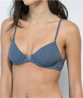 Damsel Lola Hot Spot Grey Triangle Bikini Top