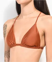 Damsel Nancy Silky Amber Triangle Bikini Top