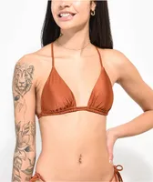 Damsel Nancy Silky Amber Triangle Bikini Top