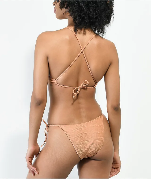 DAMSEL Rib Ring Triangle Bikini Top