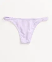 Damsel Photon Super Ribbed Cheeky Lavender Bikini Bottom