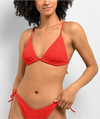 Damsel Rita Summertime Red Triangle Bikini Top