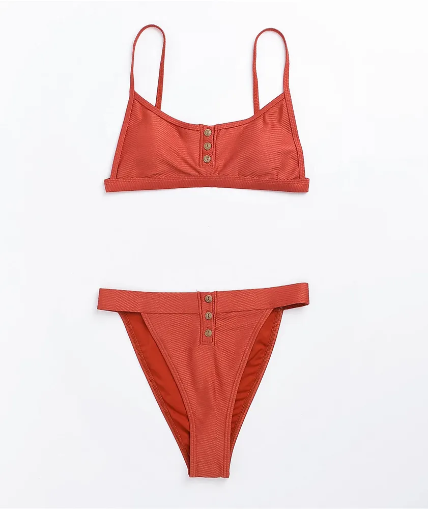 Damsel Sedona Herringbone Bralette Bikini Top