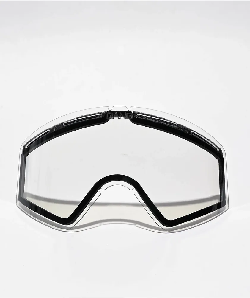 Dang OG V4 Matte Black & Fire Mirror Snowboard Goggles