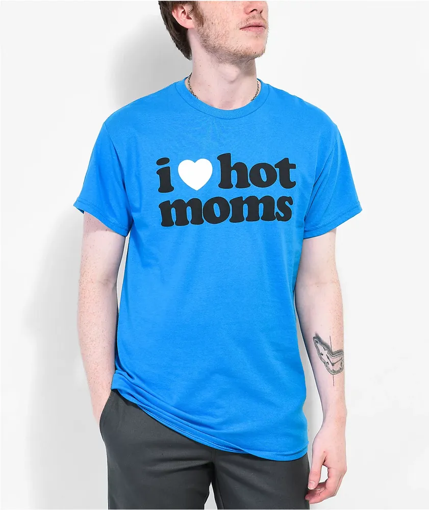 Danny Duncan I Heart Hot Moms Blue T-Shirt