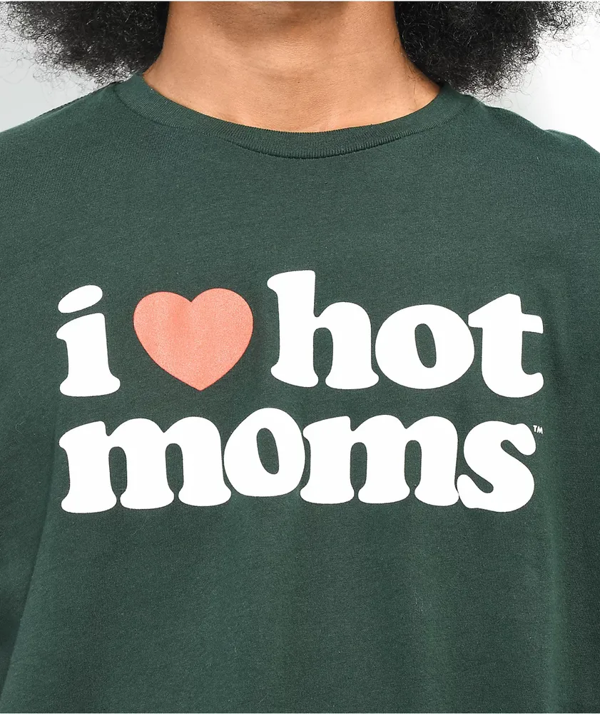 Danny Duncan I Heart Hot Moms Green T-Shirt