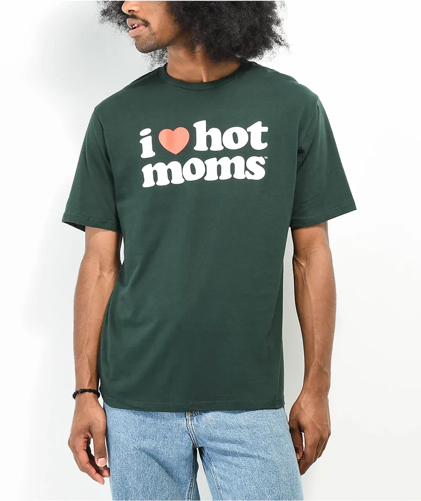 Danny Duncan I Heart Hot Moms Green T-Shirt