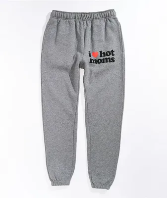 Danny Duncan I Heart Hot Moms Grey Sweatpants