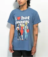 Danny Duncan I Heart Hot Moms Group Slate T-Shirt
