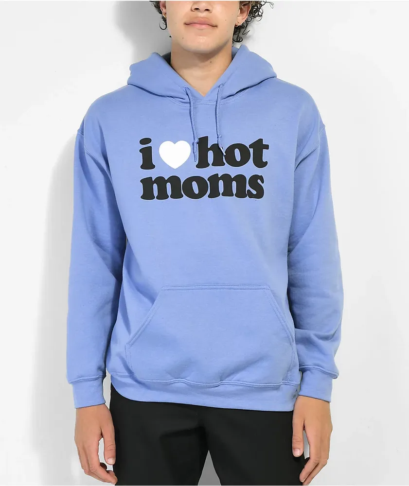 Danny Duncan I Heart Hot Moms Blue Hoodie