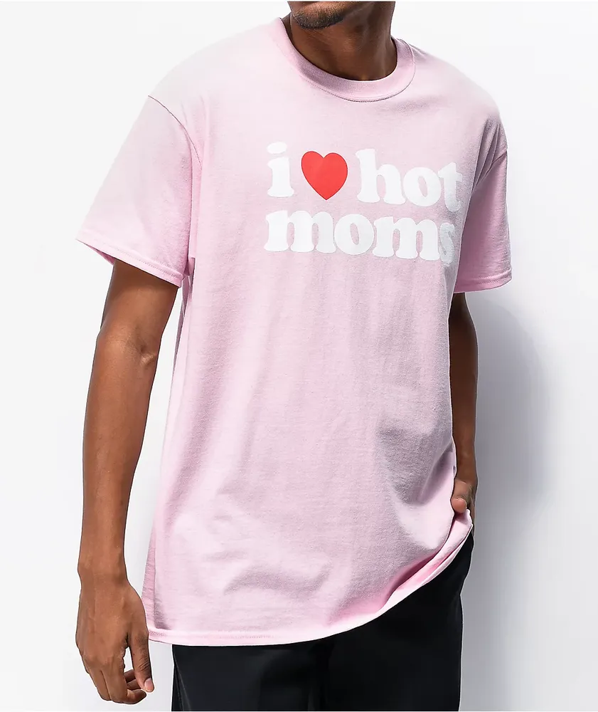 Danny Duncan I Heart Hot Moms Pink T-Shirt