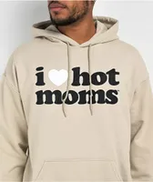 Danny Duncan I Heart Hot Moms Sand Hoodie