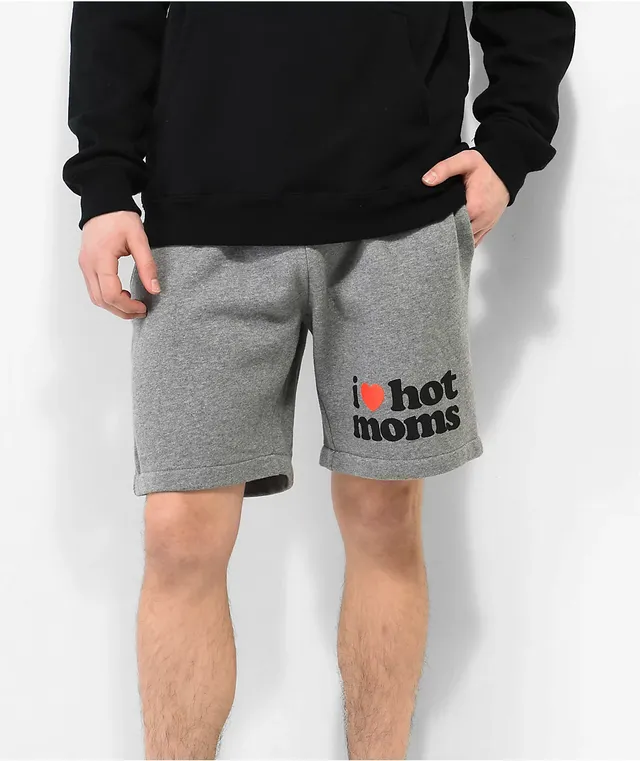 Danny Duncan I Heart Moms Grey Sweat Shorts