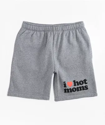 Danny Duncan I Heart Moms Grey Sweat Shorts