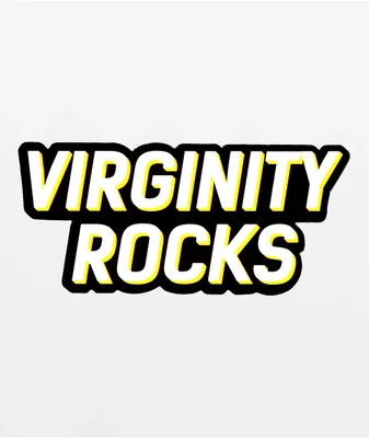 Danny Duncan Virginity Rocks Black Sticker