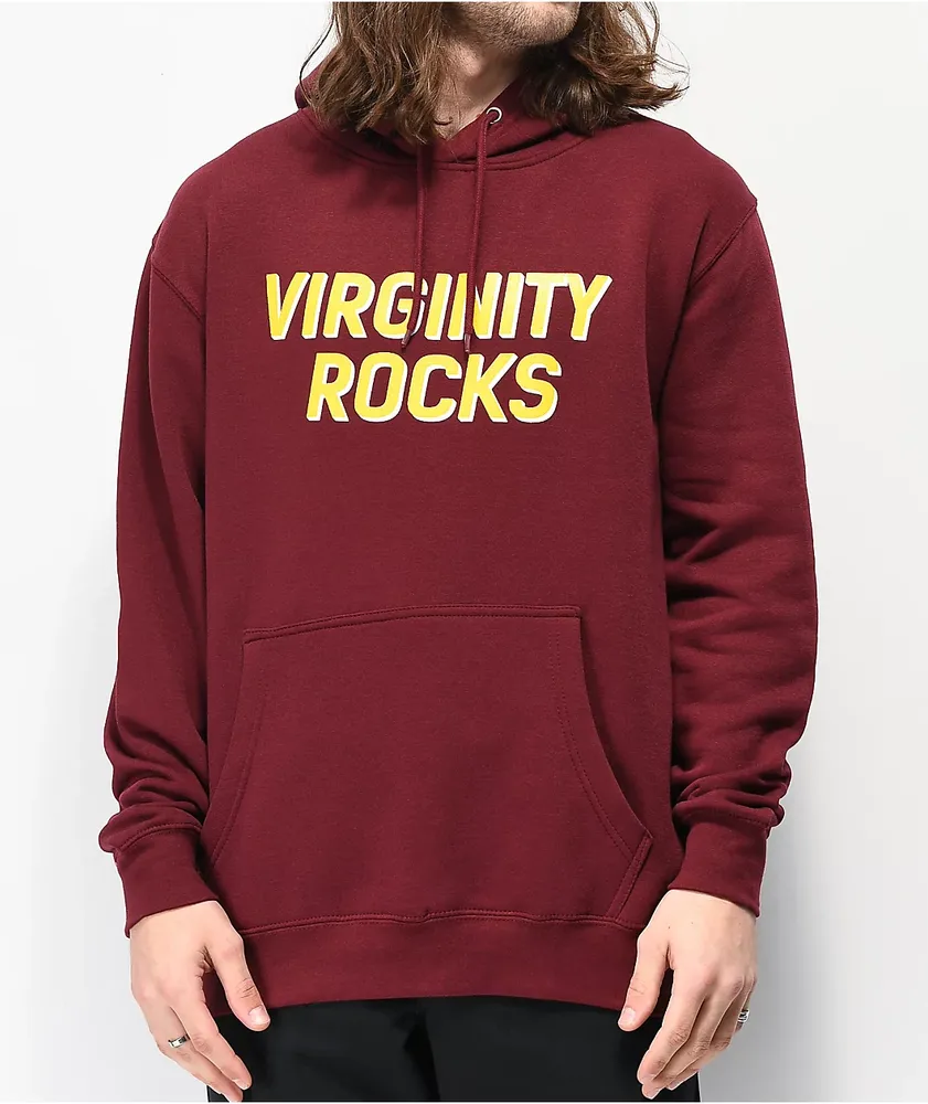 Danny Duncan Virginity Rocks Burgundy Hoodie