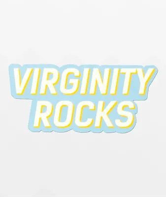Danny Duncan Virginity Rocks Light Blue Sticker