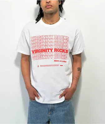Danny Duncan Virginity Rocks Thanks White T-Shirt
