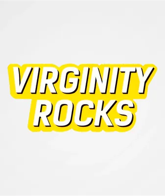 Danny Duncan Virginity Rocks Yellow Sticker