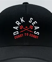 Dark Seas Everyday Black Trucker Hat
