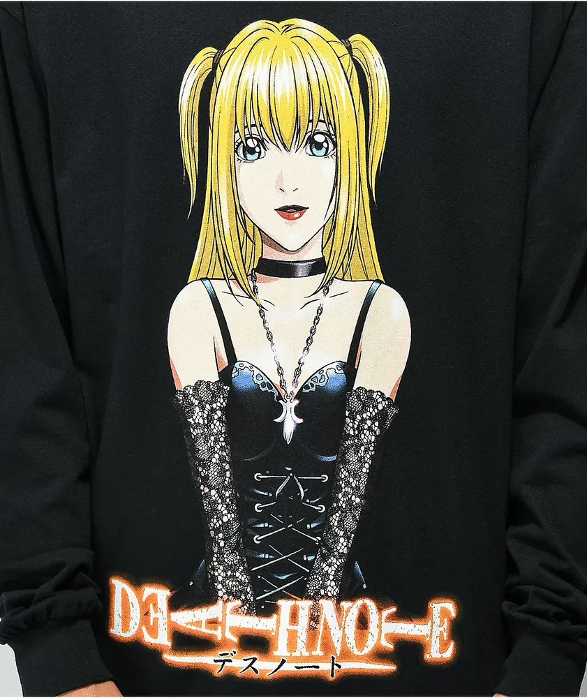 Death Note Misa Black Long Sleeve T-Shirt