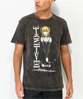 Death Note Misa Black Wash T-Shirt