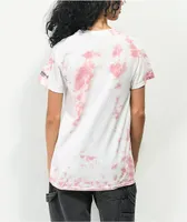 Death Note Panels Pink Tie Dye T-Shirt
