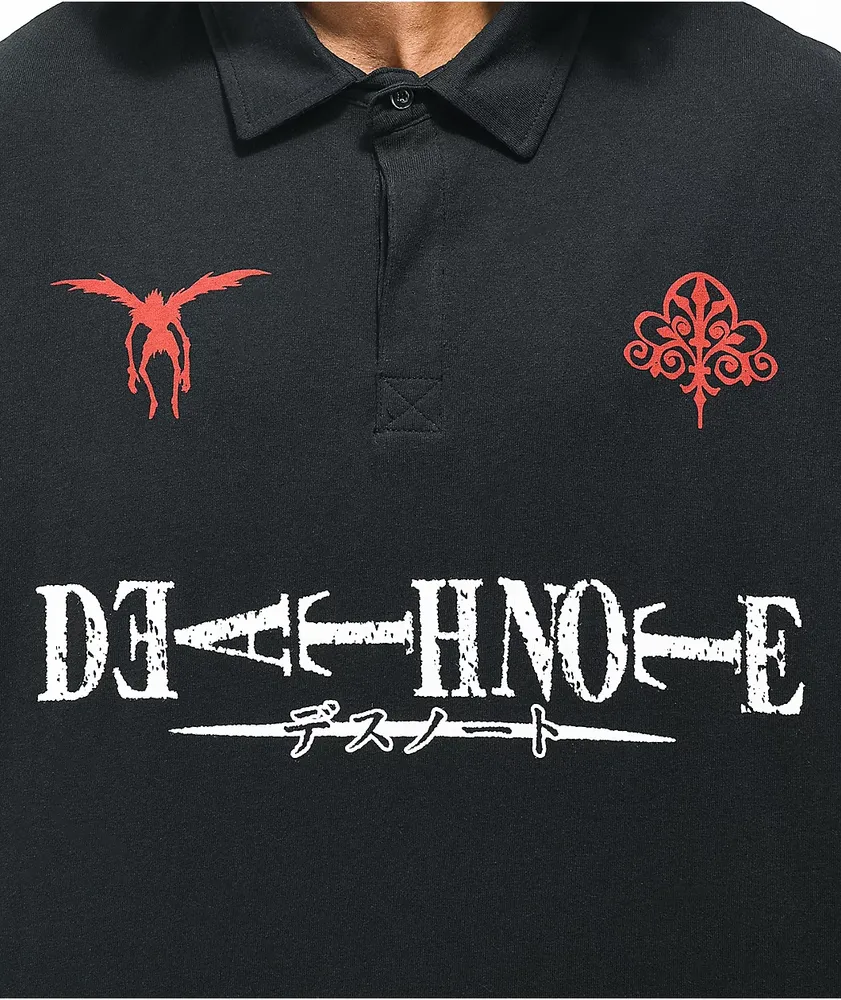 Death Note Ryuk Black Rugby Shirt