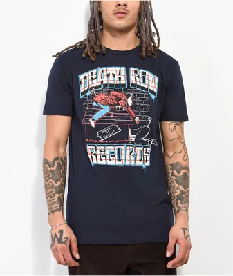 Death Row Doggy Style Splat Indigo T-Shirt