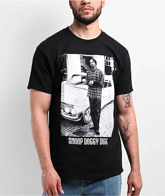 Death Row Snoop Dogg Photographic Black T-Shirt