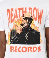 Death Row Snoop Flame Grill White T-Shirt
