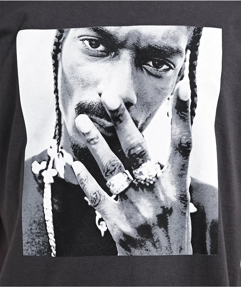 Death Row Young Snoop Charcoal T-Shirt